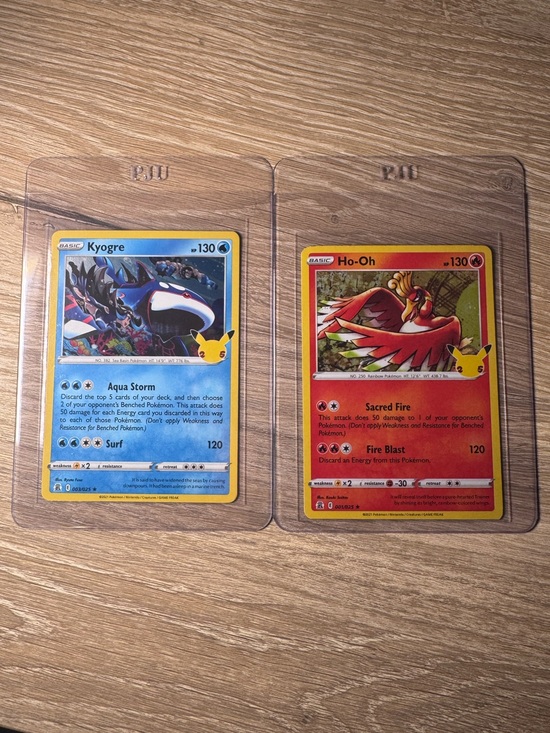 Pokemon Other - Kyogre & Ho-Oh Pokemon Celebrations (2)